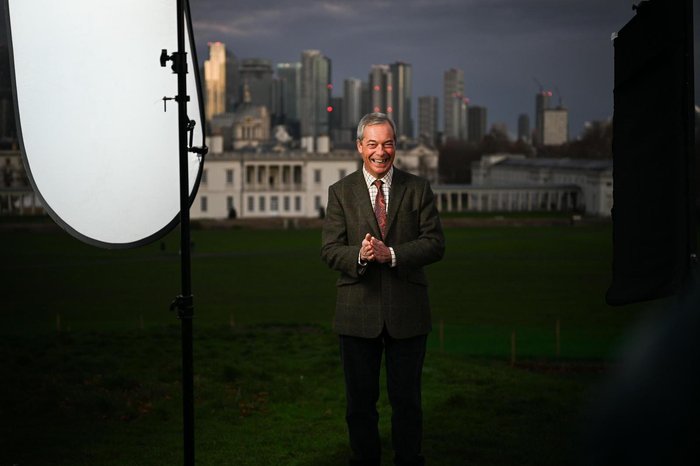 Nigel Farage also used his message to urge Britons to join Reform UK